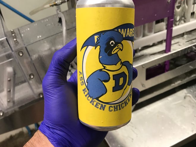 The first release of Dewey Beer Co.'s Ass Kicken Chickens beer sold out quick. A new batch will be available in two weeks.