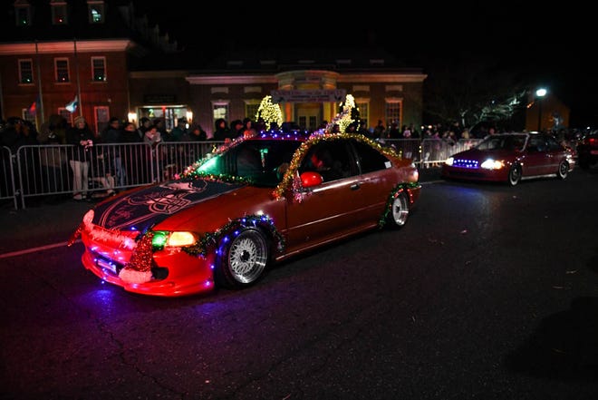 Crowds filled downtown Georgetown to watch the annual Christmas Parade on Thursday, Dec 6, 2018.