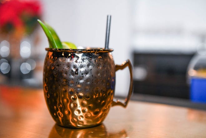 A craft cocktail sits on the bar at new Rehoboth Beach restaurant The Pines on Tuesday, Dec 11, 2018. The modern tavern aims to infuse classic dishes with creative, locally sourced ingredients.
