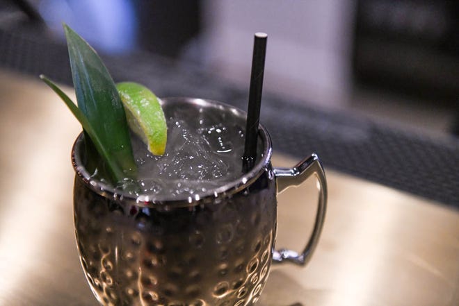 A craft cocktail sits on the bar at new Rehoboth Beach restaurant The Pines on Tuesday, Dec 11, 2018. The modern tavern aims to infuse classic dishes with creative, locally sourced ingredients.
