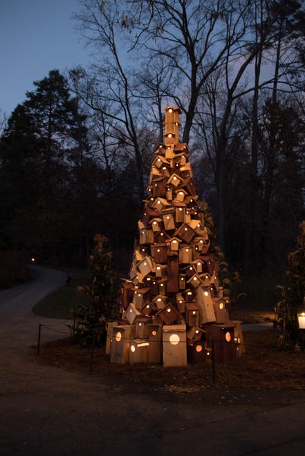 A Longwood Christmas in 2018 takes on a theme of "trees reimagined."