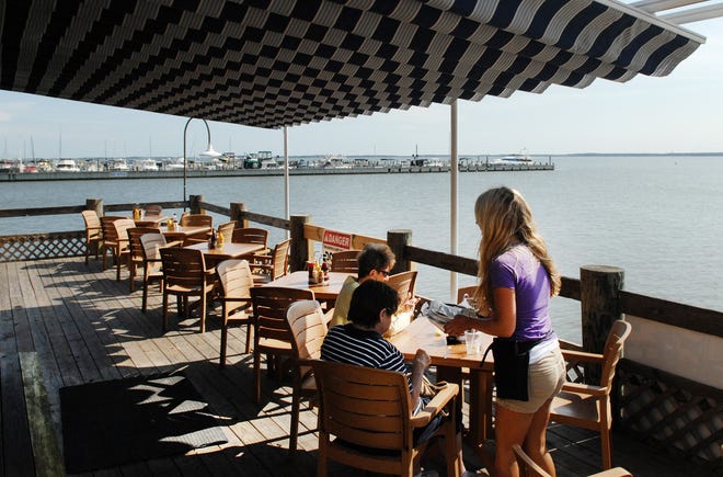 Afternoon diners at The Lighthouse in 2011.