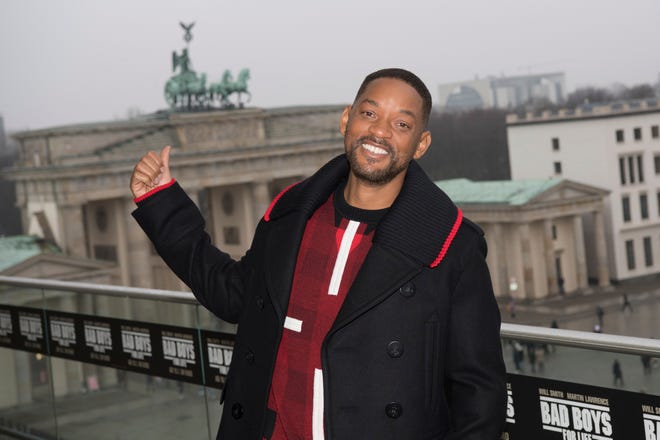 Will Smith arrives for a photo call at the German premiere of his film " Bad Boys For Life " in Berlin on Jan. 7, 2020.