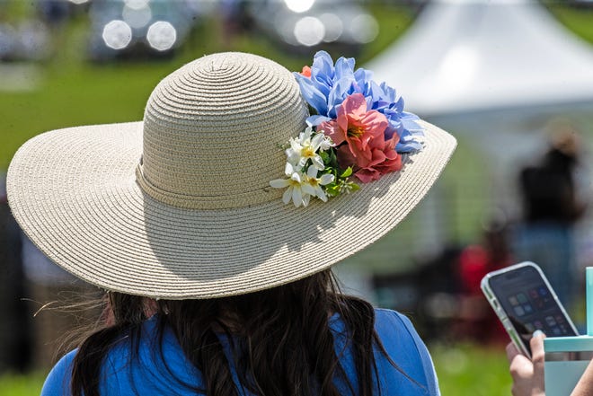 Guests attend the 45th annual Point-to-Point in Winterthur on Sunday, May 7, 2023. Proceeds from this year's event support environmental and landscape stewardship initiatives.