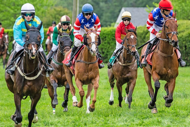 The best riders and horses on the National Steeplechase Association race circuit participate in high stakes racing at the 45th annual Point-to-Point in Winterthur on Sunday, May 7, 2023. Proceeds from this year's event support environmental and landscape stewardship initiatives.