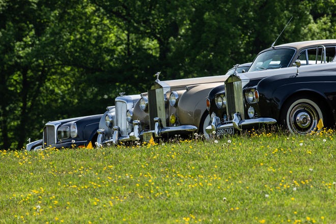 Antique cars are featured during the Keystone Region Rolls-Royce Owners’ Club Antique Auto Display at the 45th annual Point-to-Point in Winterthur in Wilmington on Sunday, May 7, 2023. Proceeds from this year's event support environmental and landscape stewardship initiatives.