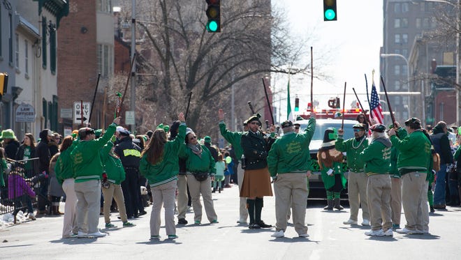 The 43rd Annual St. Patrick's Day Parade in Wilmington hosted by the Irish Culture Club of Delaware.