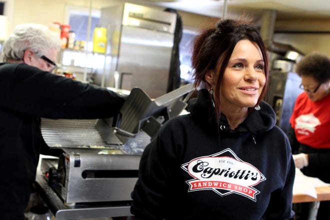 Cindy Cutler at Capriotti's in New Castle in 2014.
