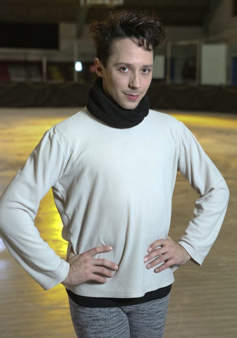 Johnny Weir at the Skating Club of Wilmington in 2016 ahead of that year's  Spring Ice Show.