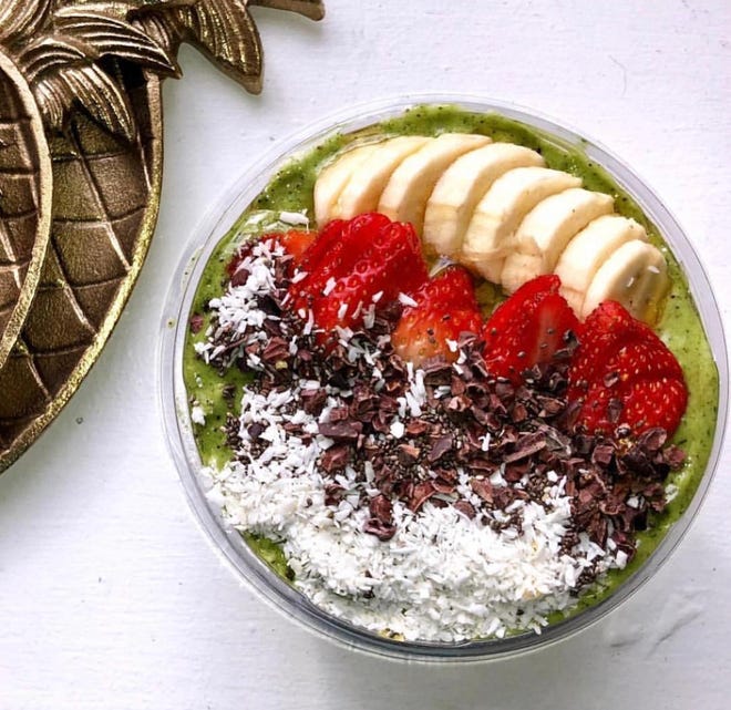 Stripp’d will offer smoothies, juices, acai bowls and salads.