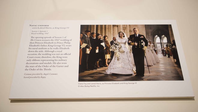 Winterthur Museum's 'Costuming The Crown' exhibit includes photos and material from the Netflix series that show you how the outfits were used.